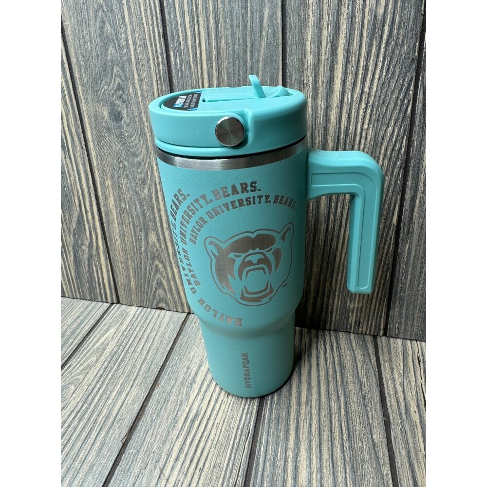 Hydrapeak 18 oz. Voyager Tumbler Baylor University Bears Teal Insulated Stainles